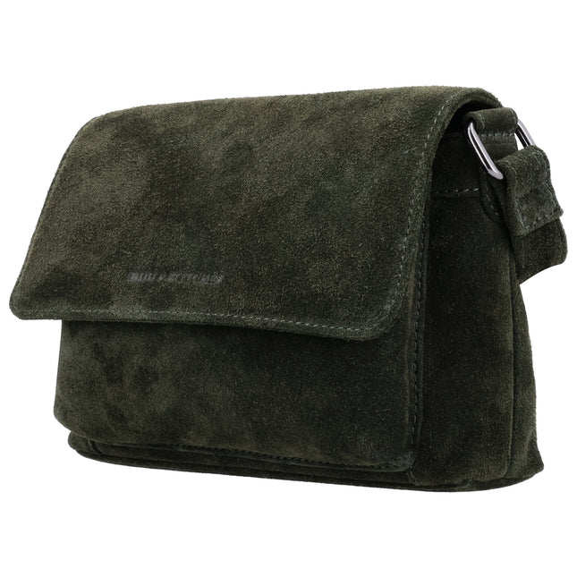 Hide & Stitches Suede Overslag Schoudertas