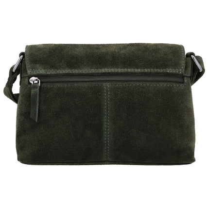 Hide & Stitches Suede Overslag Schoudertas