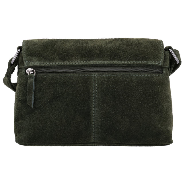 Hide & Stitches Suede Overslag Schoudertas