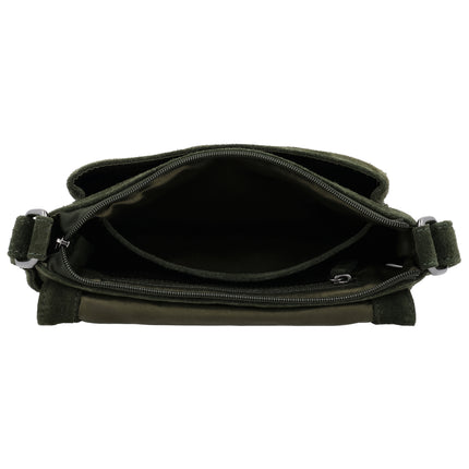 Hide & Stitches Suede Overslag Schoudertas