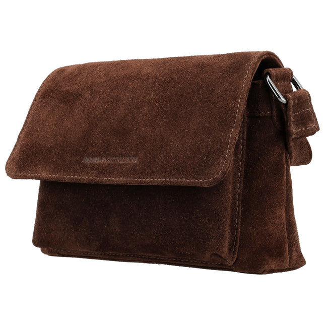 Hide & Stitches Suede Overslag Schoudertas