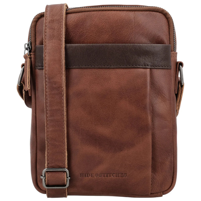 Hide & Stitches Donau Schoudertas Small Bruin 006