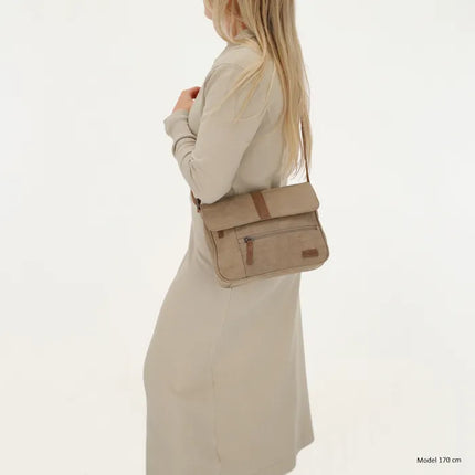 Beagles Brunete Schoudertas Met Overslag