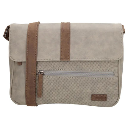 Beagles Brunete Schoudertas Met Overslag Lichtgrijs