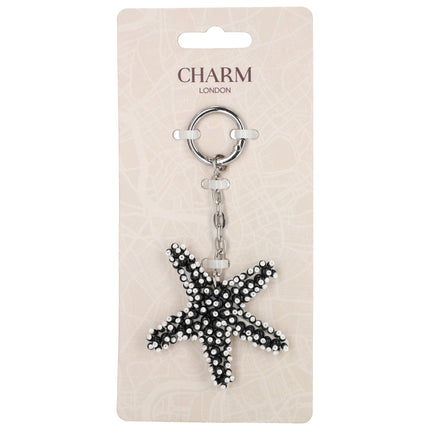 Charm London Bali Bag Charms Estrella de mar negro