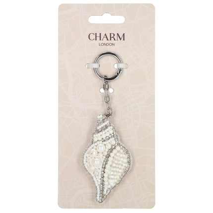 Charm London Bali Bag Charms Concha perla crema