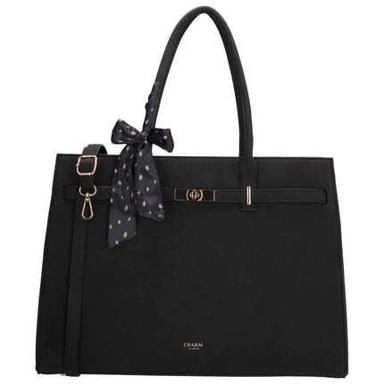 Charm London The Hamptons Village Mala para Portátil 15,6 polegadas Preto
