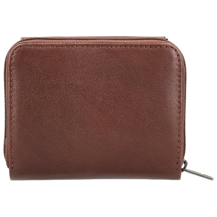 Hide & Stitches 93 Range Carteira em Pele com Fecho de Correr e Aba 26343