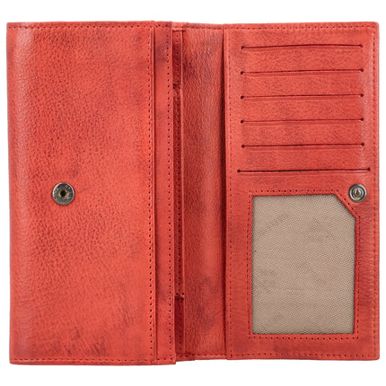 Hide & Stitches 93 Range Lange Lederbrieftasche 26344