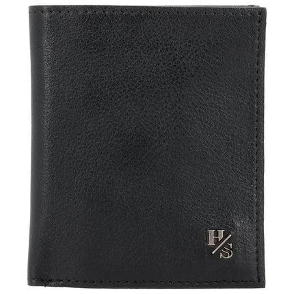 Hide & Stitches 93 Range Hochformat-Lederbörse 26346 Schwarz