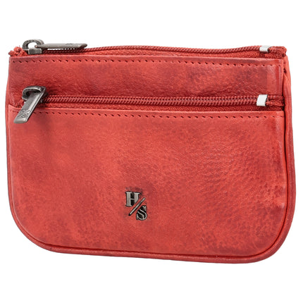 Hide & Stitches 93 Range Leren Sleuteletui met Twee Ritsen 26347