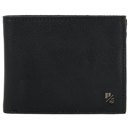 Hide & Stitches 93 Range Leder-Billfold mit Kartenfenster 27149 Schwarz
