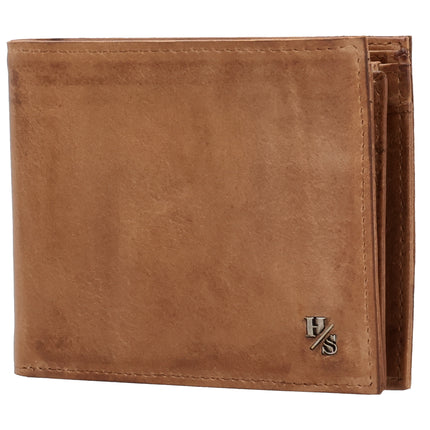 Hide & Stitches 93 Range Leder-Billfold mit Kartenfenster 27149