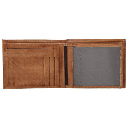 Hide & Stitches 93 Range Leder-Billfold mit Kartenfenster 27149