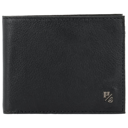 Hide & Stitches 93 Range Leren Billfold met Muntvak 27150 Zwart