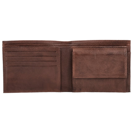 Hide & Stitches 93 Range Leren Billfold met Muntvak 27150