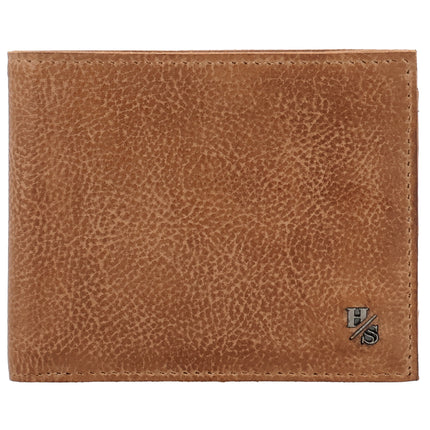 Hide & Stitches 93 Range Leren Billfold met Muntvak 27150 Donker Cognac