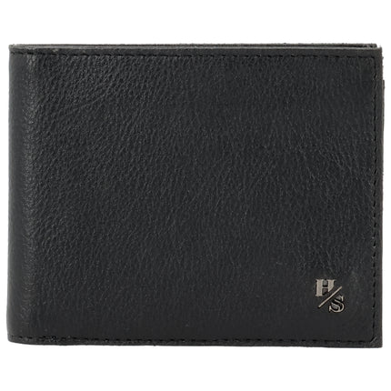Hide & Stitches 93 Range Leder-Billfold mit Ausklappfach 27151 Schwarz