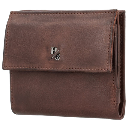 Hide & Stitches 93 Range Compacte Leren Portemonnee 27156