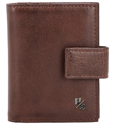 Hide & Stitches 93 Range kožené pouzdro na kreditní karty 27157 Hnědá