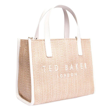 Ted Baker Paolina Faux raffia lille ikontaske