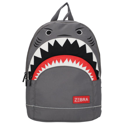 Zebra Trends detský batoh Matties Sivá žraločia
