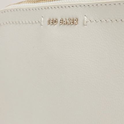 Ted Baker Luceele axelremsväska i läder och vävband