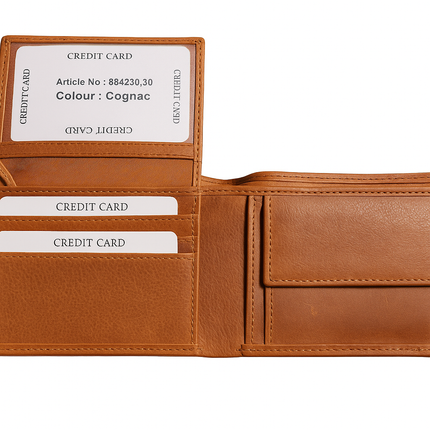 ByMetz Billfold/Portemonnee Wax Extra Pasjes