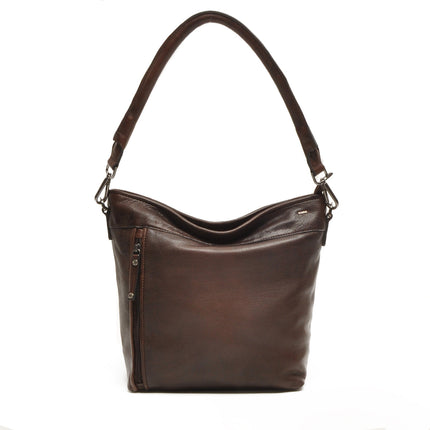 Berba Handbag Bucket bag Lucca Čokoládová hnědá