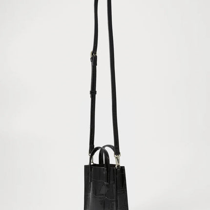 Ted Baker Wesslie Croc Effect Icon Envelope Pouch