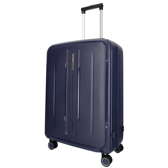 EB Mala Rígida Grande 75 cm com fecho de 4 pontos e fechadura TSA Chicago Navy