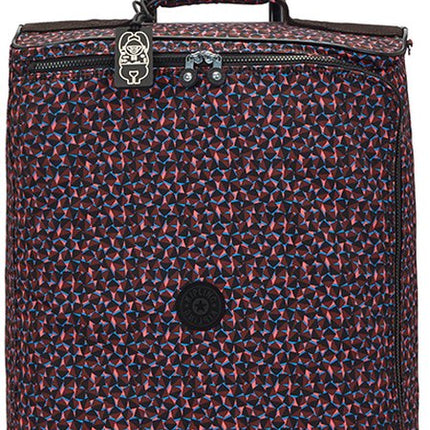 Kipling Teagan C Reistas Trolley Happy Squares voorkant