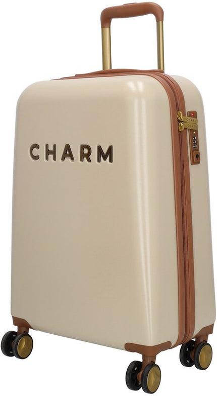 Charm London Capetown Handbagage Koffer 55 cm Beige