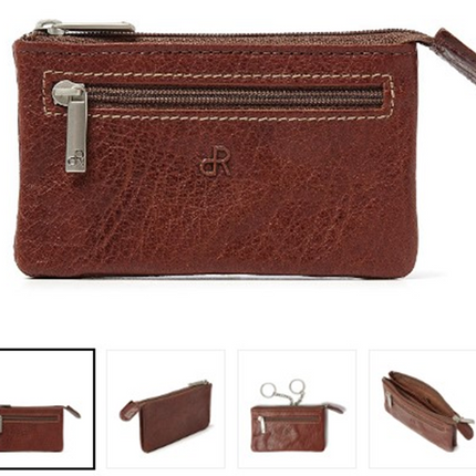 dR Amsterdam Leren Sleutel etui Wax