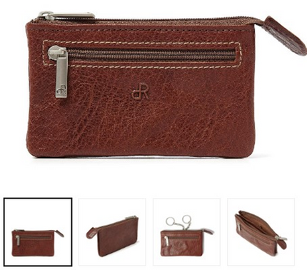 dR Amsterdam Leren Sleutel etui Wax