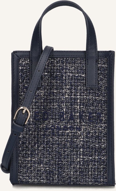 Ted Baker Paulii Bolsa Mini Ícone em Ráfia Sintética Navy