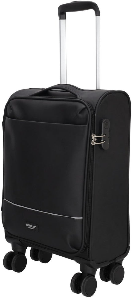 Beagles Originals Waterproof Trolley Koffer Handbagage 55 x 40 x 21 Cm Black