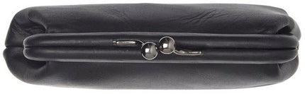 The Chesterfield Brand Leren Dames Knip Portemonnee Nera