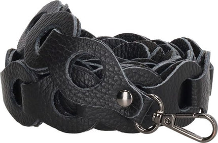 Charm London Anna Leren Schouder- Telefoonband Zwart