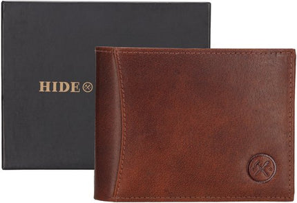 Hide & Stitches Carteira Da Vinci Castanho-escuro