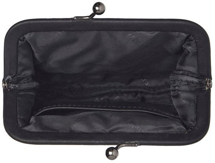 The Chesterfield Brand Leren Dames Knip Portemonnee Nera