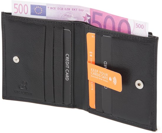 dR Amsterdam Toronto Billfold met Muntenvak RFID