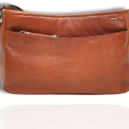 Crossbody taška Berba Lucca Třešňová