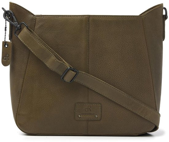 dR Amsterdam Bolso Bandolera Amplio Serie Tampa Oliva