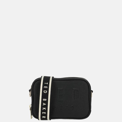 Ted Baker Lauli Webbing Detail Small Camera Bag Jet Black