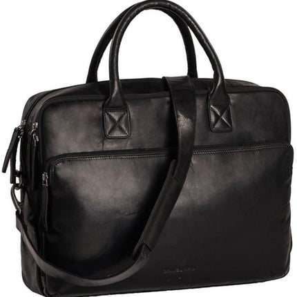 Daniel Ray Norman Leren A4 Tasche Schwarz