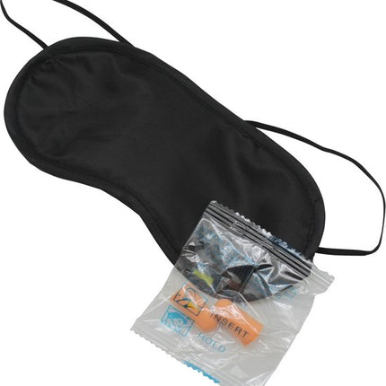 Benson Reisset - Slaapmasker en oordoppen Zwart