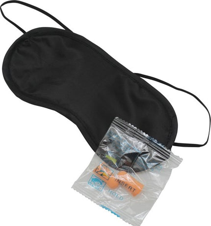 Benson Reisset - Slaapmasker en oordoppen Zwart