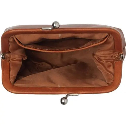 The Chesterfield Brand Leren Dames Knip Portemonnee Nera