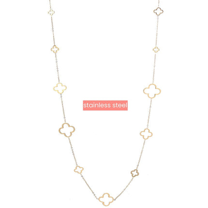 Day & Eve Long Clover Necklace